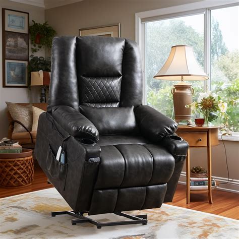 samery power lift recliner chair recliners for elderly with heat and massage modern