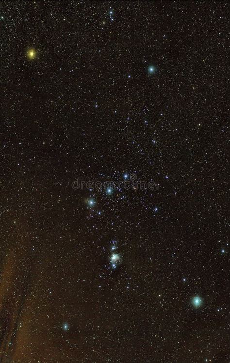 Constelação de Orion imagem de stock Imagem de brilhante 17392709