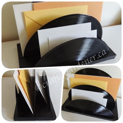 How To Repurpose Old Vinyl Records Making A Stand From Old Vinyl