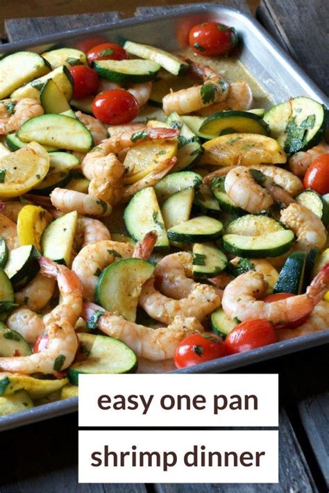 It is however high in protein. one pan shrimp dinner made with whole food ingredients ...