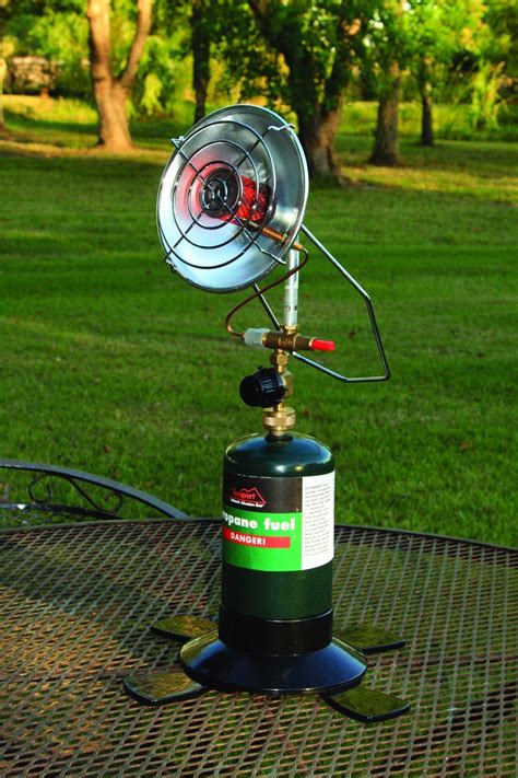 The portable electric space heater is ideal for personal heating solutions and comes with a 1500 watt powerful fan. Propane Radiant Heater Tank Top Portable Outdoor Warm 548 ...