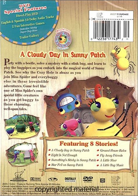Miss Spiders Sunny Patch Friends A Cloudy Day In Sunny Patch Dvd