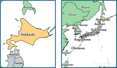 Data visualization on hokkaido map. Hokkaido prefecture, Japan / Map of Hokkaido, JP / Where is Hokkaido prefecture? - WorldAtlas.com