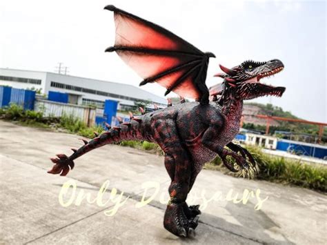 Adult Realistic Halloween Dragon Costume Only Dinosaurs