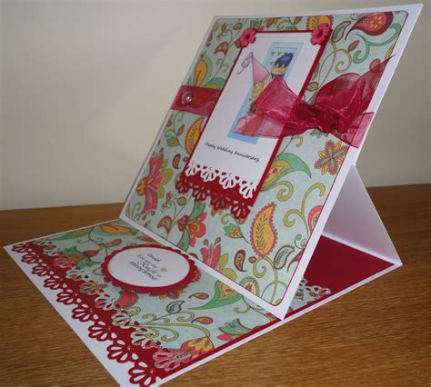 We've got a card for every sort of anniversary. crafty caz: anniversary card for my husband