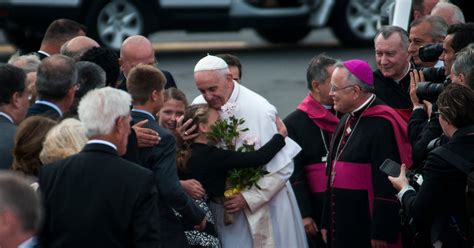 pope francis arrives in philadelphia on final leg of visit the new york times