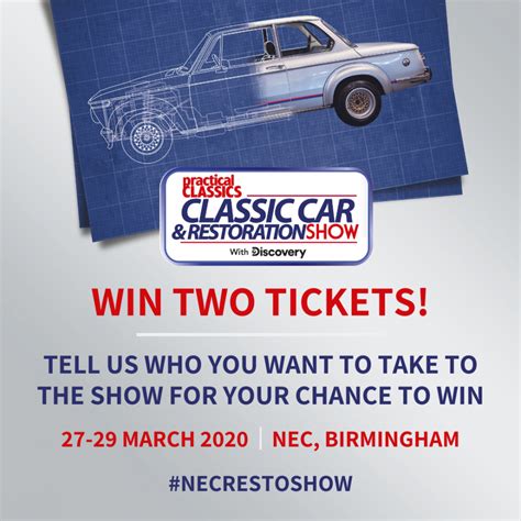 Classic Car And Restoration Show 2020 A Chance To Win Tickets
