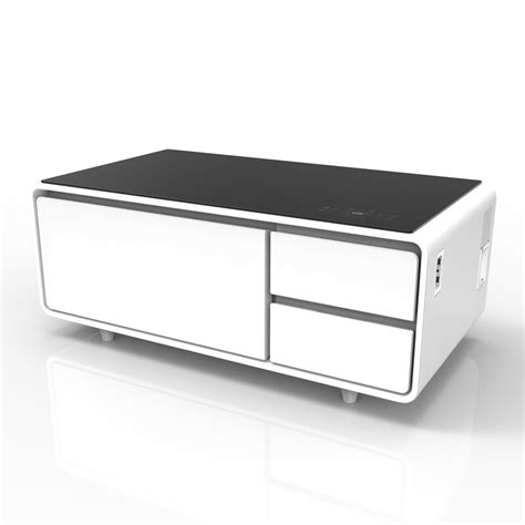 The sobro smart coffee table's standout feature is a refrigerated drawer for chilling drinks and food, with temperature controls to fit your preference. Sobro Smart Coffee Table & Reviews | Wayfair