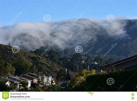 Fog Rolls Into Park Pacifica California Stock Image Image Of Outside