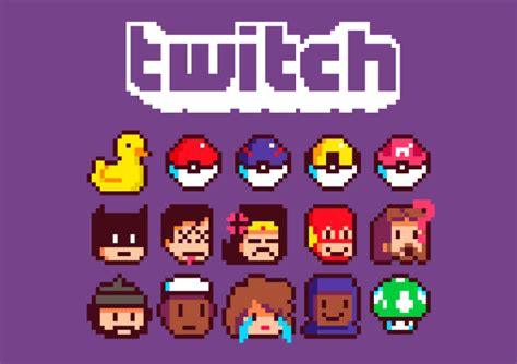 Create Express Custom Twitch Pixel Art Emotes By Ismaileldesouky Fiverr