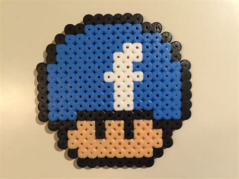 Facebook Mushroom Perler Beads By Bjrnbr Björn Börjesson Mario
