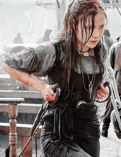 Clara Paget As Anne Bonny With Wet Hair