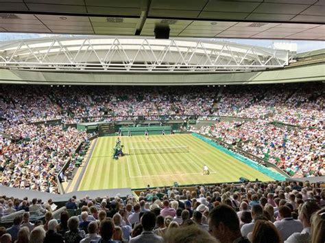 When spectators decide to leave before the end of a day's play, they are encouraged to place their ticket in special boxes located around the ground. Wimbledon, Centre Court - Interactive Seating Plan