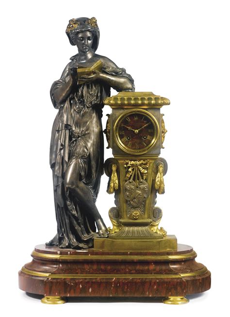 Lemerle Charpentier And Compagnie A Gilt And Silvered Bronze And Rouge