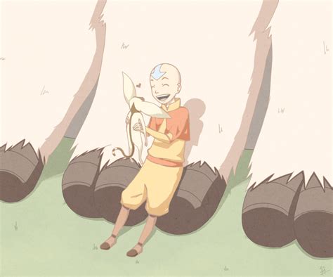 Aang Momo And Appas Feet By Vanillaskywolf On Deviantart