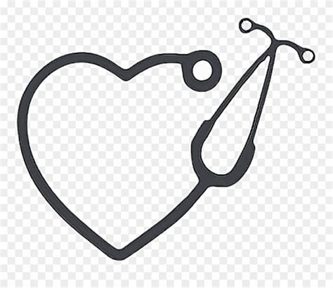 Stethoscope Silhouette Vector At Collection Of