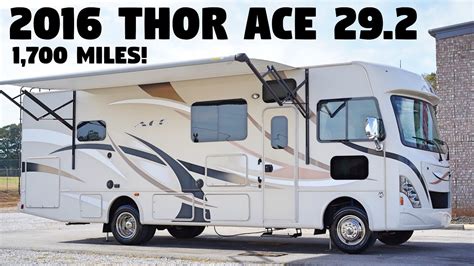 2016 Thor Ace 292 A Class Ford V10 Gas Motorhome From Porters Rv