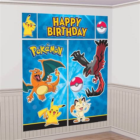 Pokemon Birthday Party Hanging Decorations Birthday Wikii