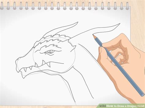 How To Draw A Dragon Head With Pictures Wikihow