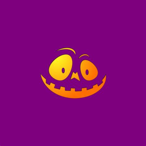 Cheeky Pumpkin Face On Dark Zombie Purple Sticker By Creepyhollow