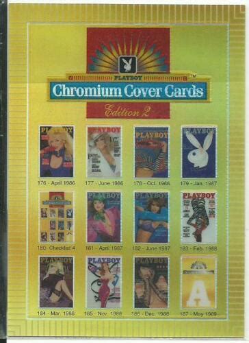 Playboy Chromium Cover Cards Edition 2 R180 Refractor Card EBay