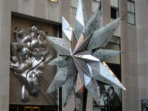 Rockefeller Center Christmas Tree Star Public Domain Clip