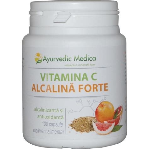 Vitamina C Alcalina Forte Cps Ayurvedic Medica Paradisul Verde