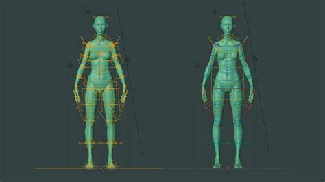 Artstation Woman Rigged 3d Model Resources