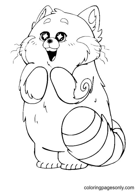 Turning Red Panda Mei Lee Coloring Pages Turning Red Coloring Pdmrea