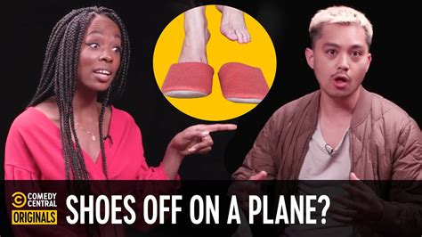 Should You Take Your Shoes Off On A Plane Agree To Disagree Youtube