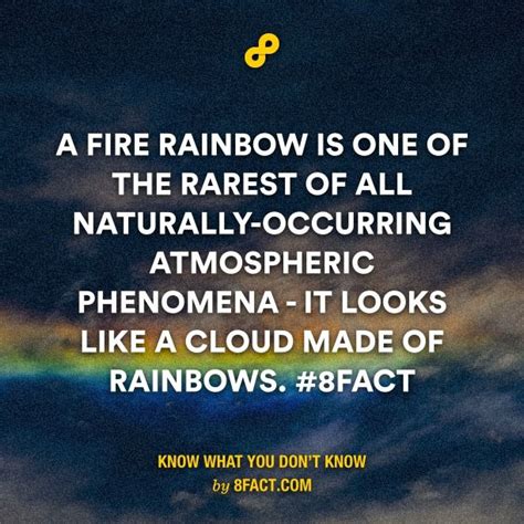 A Fire Rainbow Is One Of The Rarest Of All Naturally Occurring