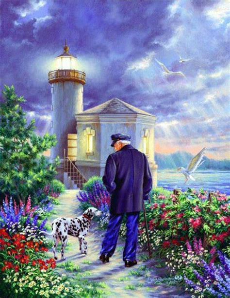 Solve Evening Stroll Jigsaw Puzzle Online With 63 Pieces