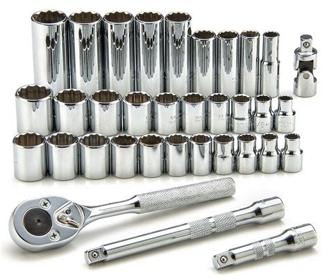 Proto Socket Wrench Set Socket Size Range 516 In To 78 In 8 Mm To