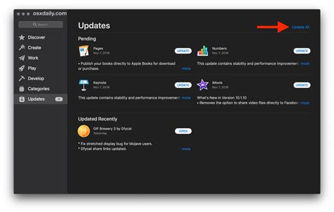 How To Update All Apps From The Mac App Store Concurrently