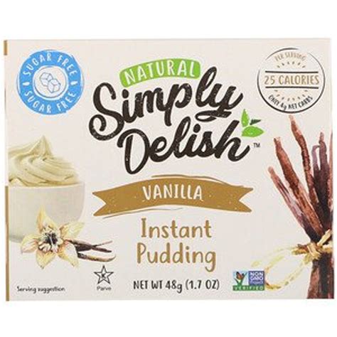 Simply Delish Natural Vanilla Instant Pudding 48g