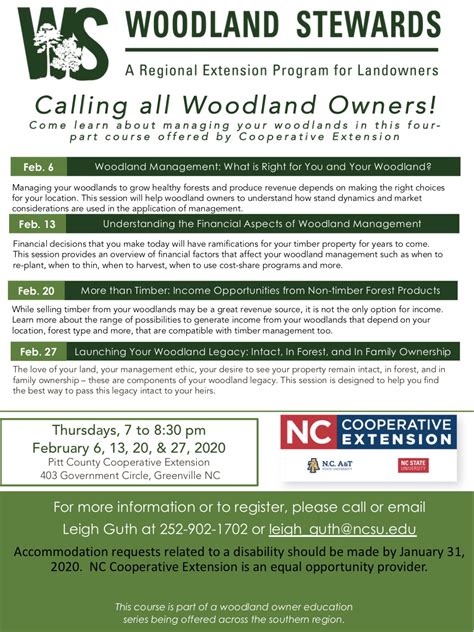 Woodland Stewards Series Available Online Now Nc Cooperative