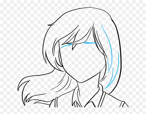 How To Draw Sad Anime Face Sad Anime Girl Drawing Easy Hd Png Download Vhv