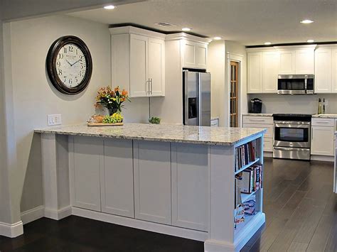 Two and a half years ago, i painted our oak kitchen cabinets white and it completely transformed our kitchen. Shaker White Painted Cabinets - Texas Kitchen Ideas