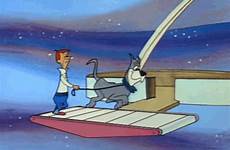 jetsons dog gif treadmill astro giphy george cartoons walking gifs cartoon jetson animated fiction science walk collection tumblr credits end