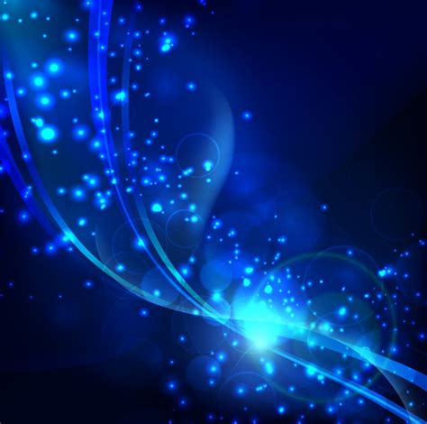 Abstract Blue Light Background Vector Graphic Free Vector Graphics