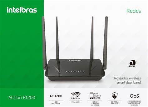 Roteador Access Point Repetidor Intelbras Action Rf Preto V