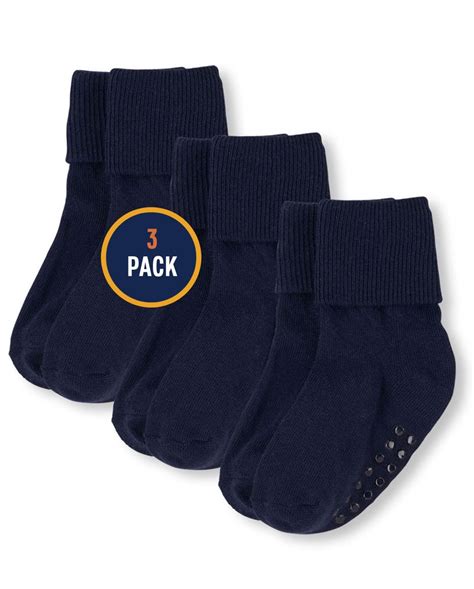 Unisex Baby And Toddler Triple Roll Socks 3 Pack