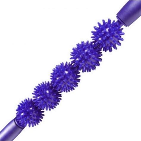Kabalo Spiky Ball Trigger Point Muscle Therapy Stick Roller Spikey Massage Wand Rolling Blue