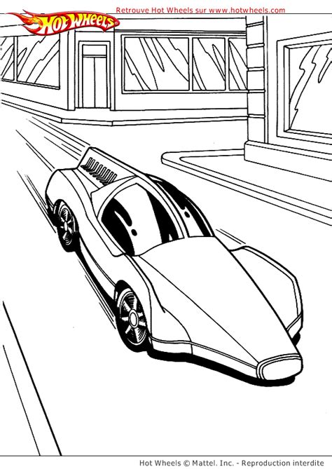 Coloriage hot wheels voitures