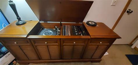 My Vintage Sears Silvertone Amfm Record Player Console Unsure Of Year