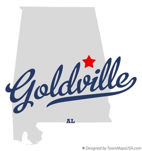 Map Of Goldville Al Alabama