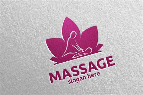 Massage Logo Design 12 408604 Logos Design Bundles