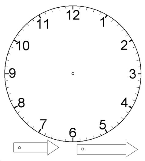 Free Printable Clock Template We Will Also Share A Brief Description