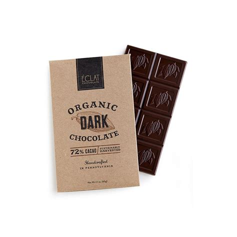 Dark Chocolate Organic Bar Éclat Chocolate