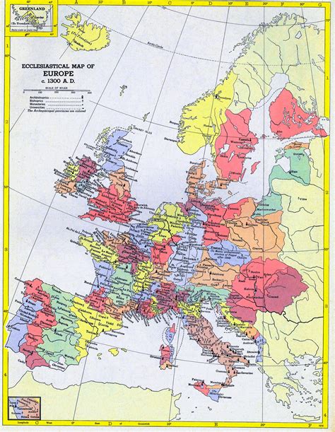 Ecclesiatical Map Of Europe 1300 Ce By Cameron J Nunley On Deviantart